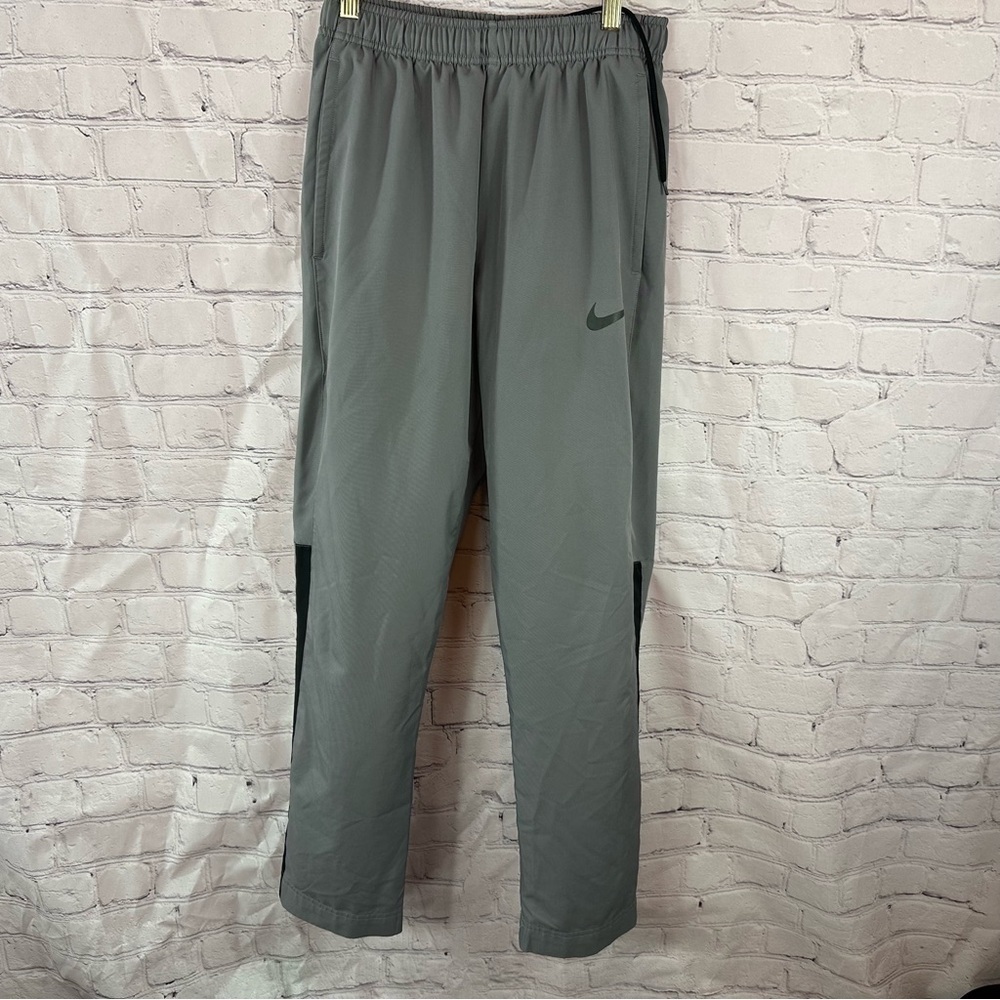 Nike Men's Charcoal track pants mens small dri-fit streetwear activewear workout